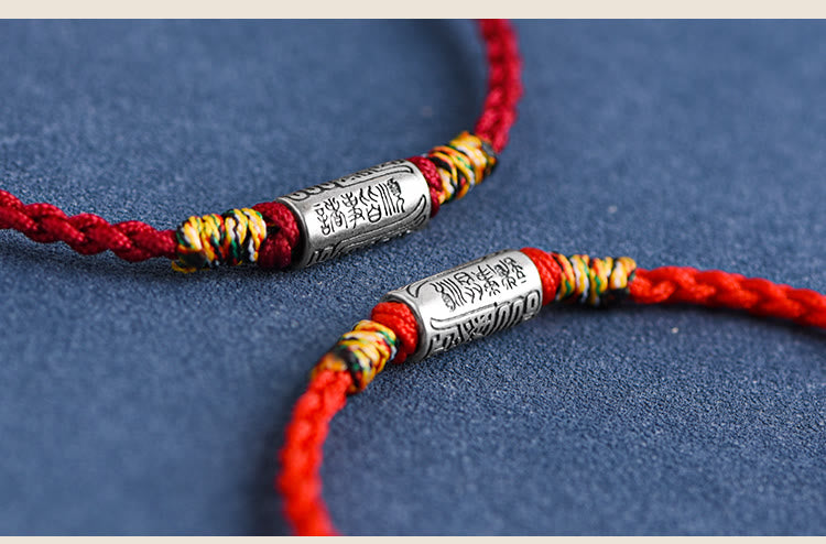 Wear FengShui Handcrafted 925 Sterling Silver Everything Goes Well Design Protection Strength Bracelet Anklet