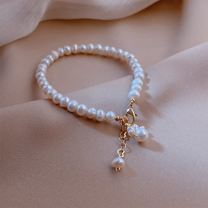 Wear FengShui Pearl Cat Paw Healing Chain Bracelet