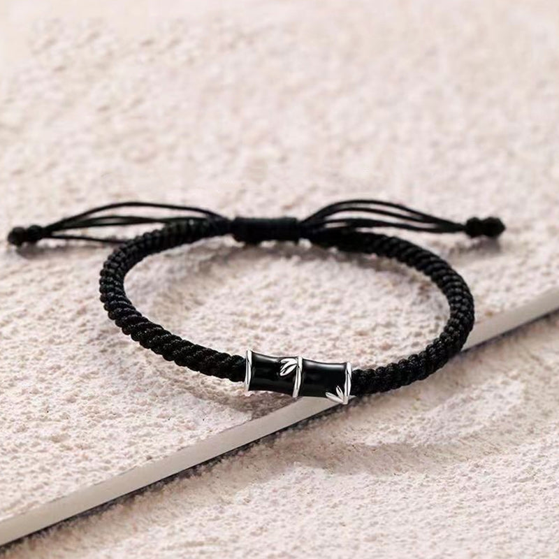 Wear FengShui Bamboo Pattern Healing Couple Rope Bracelet