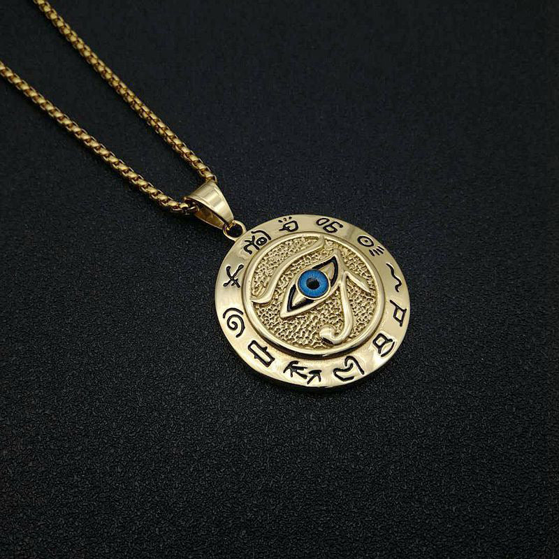 Wear FengShui Eye of Horus Protection Necklace Pendant