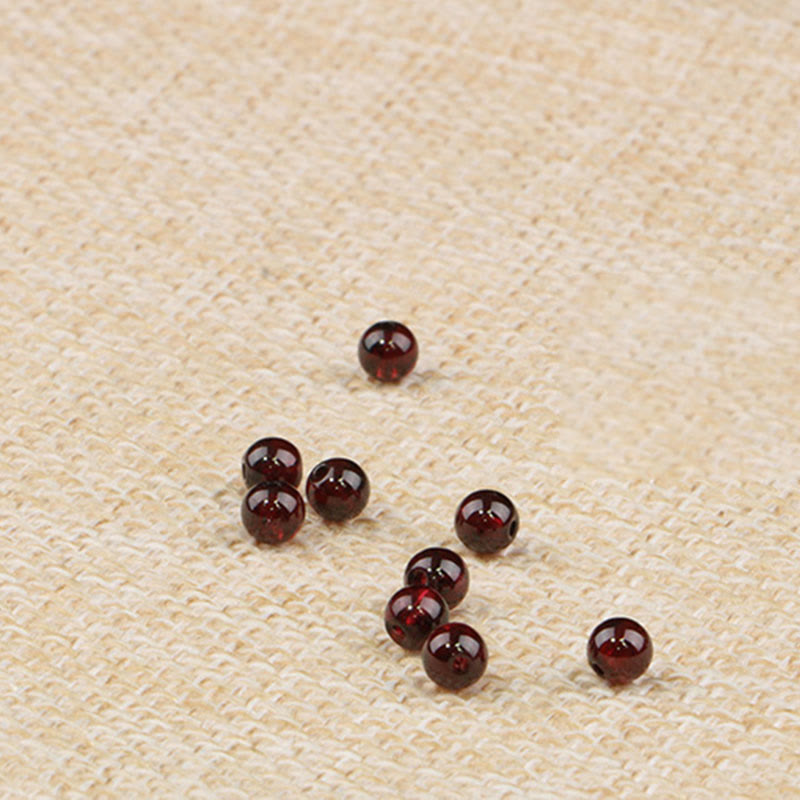 Wear FengShui Natural Garnet Strawberry Quartz Calm Bracelet