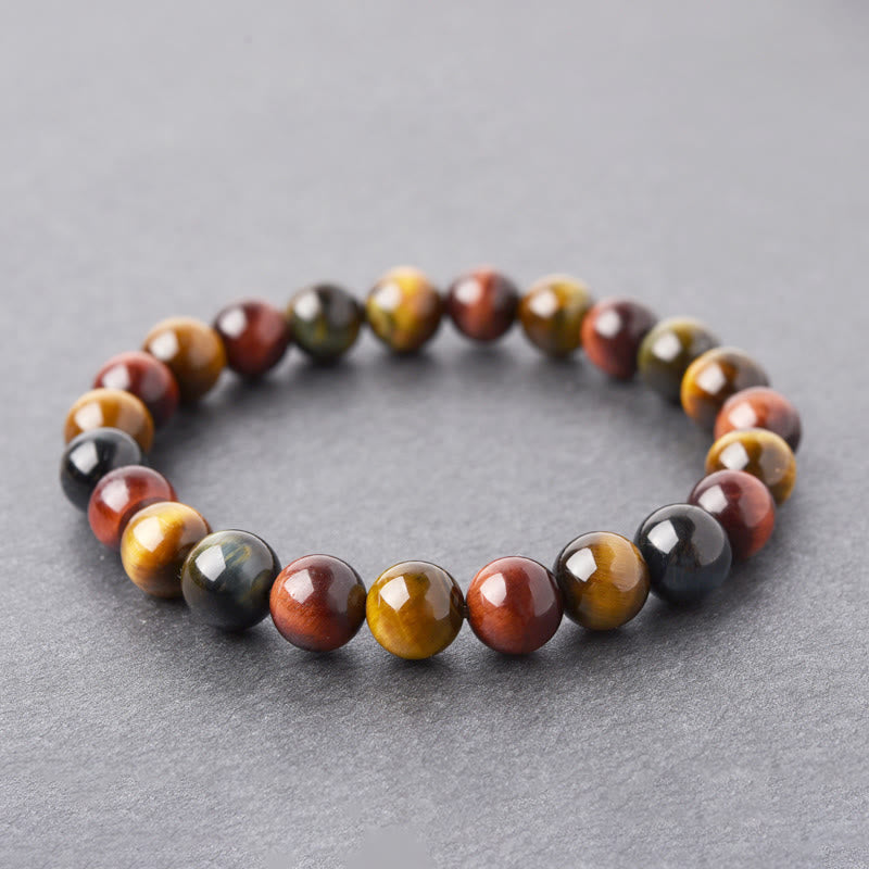 Wear FengShui Natural Tiger Eye Positive Protection Bracelet