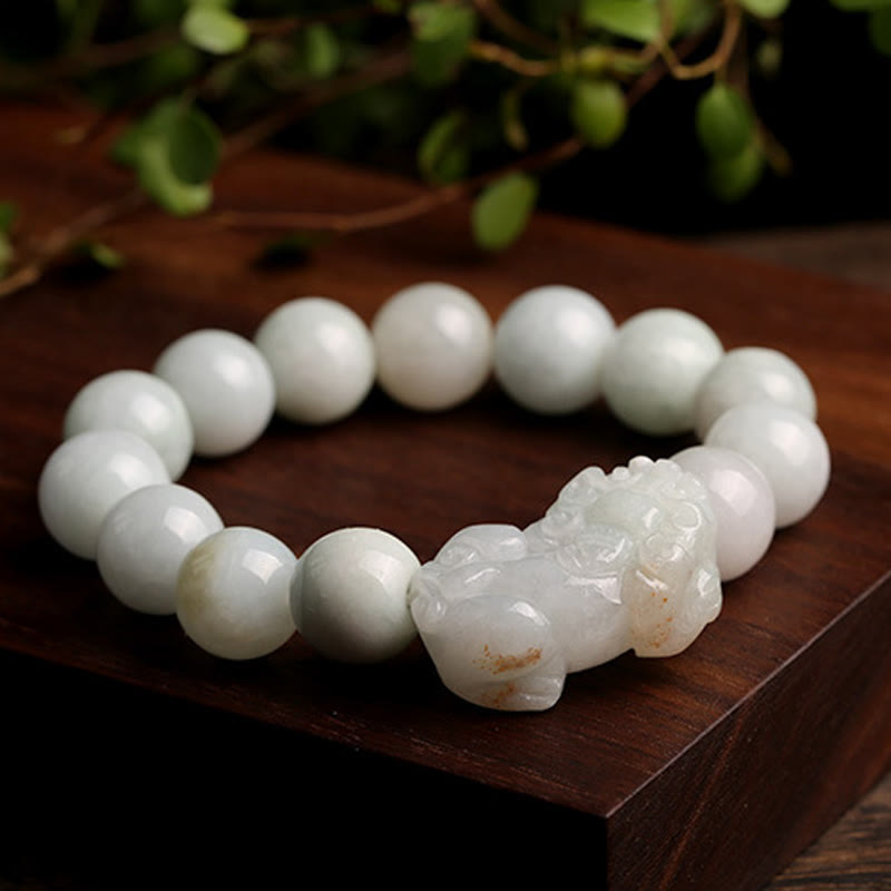 Wear FengShui Fengshui Wealth Prosperity Jade PiXiu Luck Bracelet
