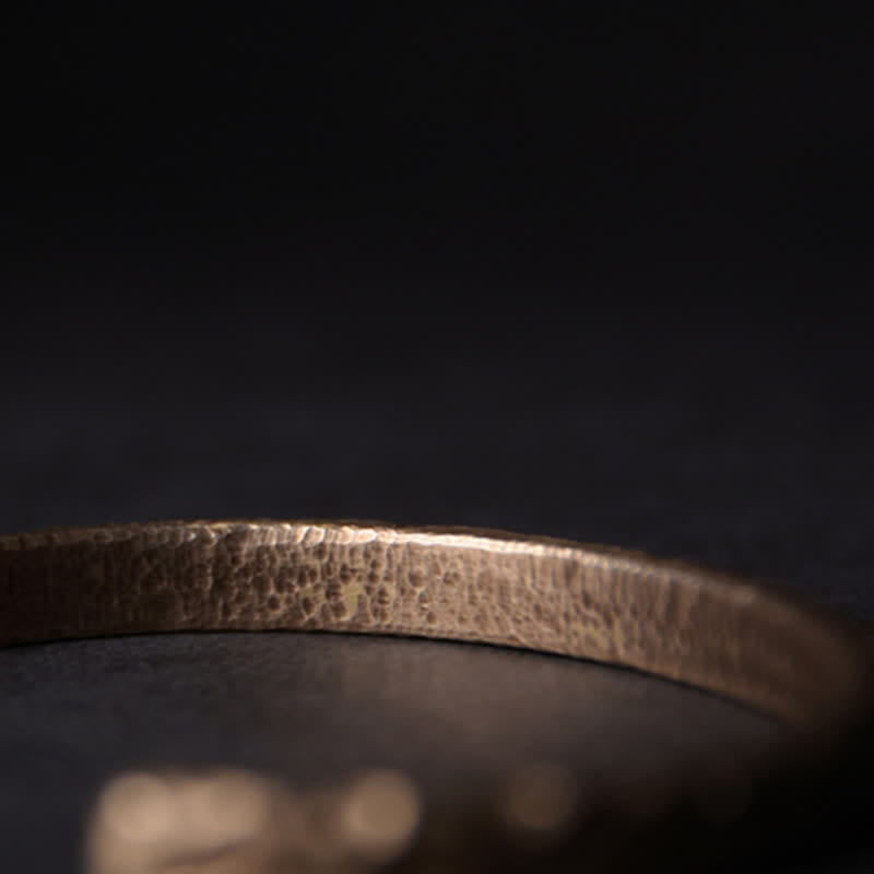 Wear FengShui Simple Design Copper Wealth Cuff Bracelet