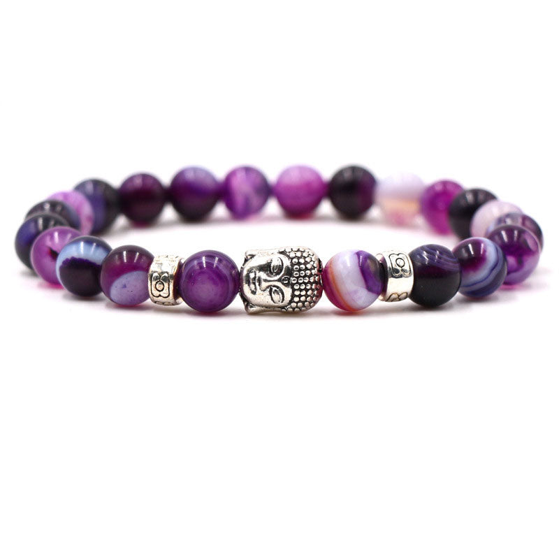 Wear FengShui Purple Agate Protection Bracelet