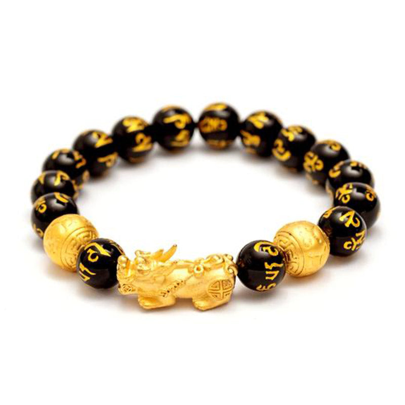Wear FengShui FengShui PiXiu Obsidian Wealth Bracelet