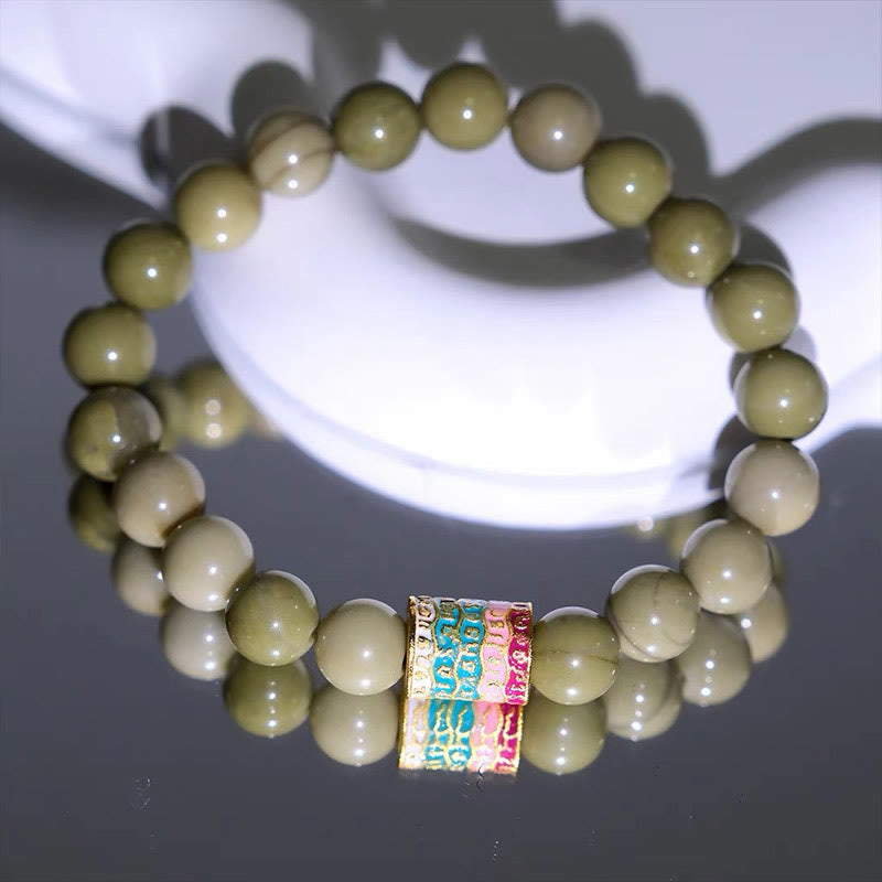 Wear FengShui Natural Alashan Agate Encourage Bracelet