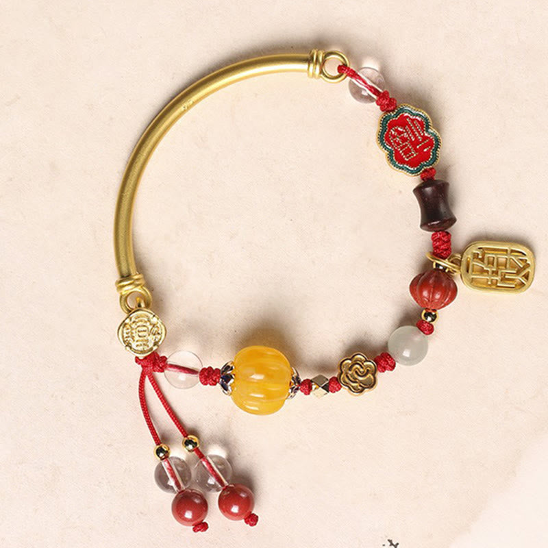 Wear FengShui Tibetan Auspicious Clouds Fortune Happiness Wealth Luck Bracelet