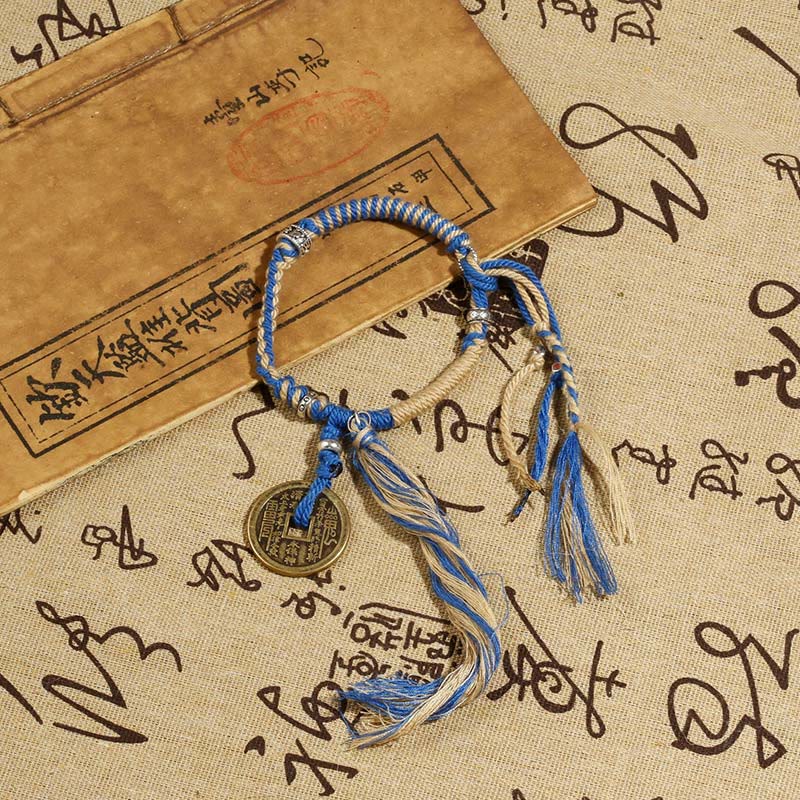 Wear FengShui Mountain Ghosts Spend Money Wealth Prosperity Handmade Braided Bracelet