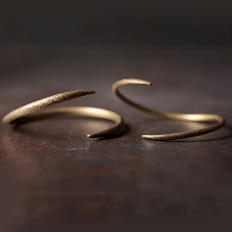 Wear FengShui Simple Design Copper Luck Adjustable Cuff Bracelet