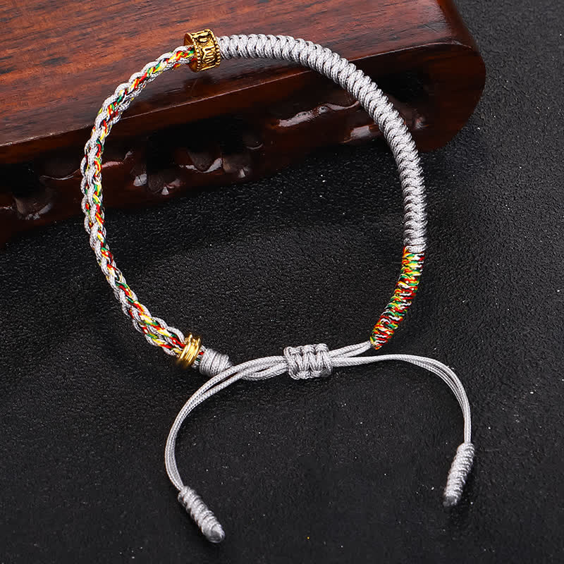 Wear FengShui Om Mani Padme Hum Protection Luck String Bracelet