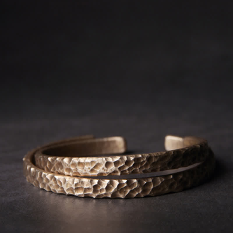 Wear FengShui Simple Design Copper Wealth Cuff Bracelet