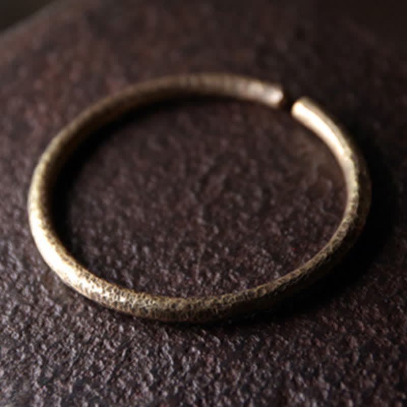 Wear FengShui Rustic Design Copper Balance Adjustable Cuff Bracelet