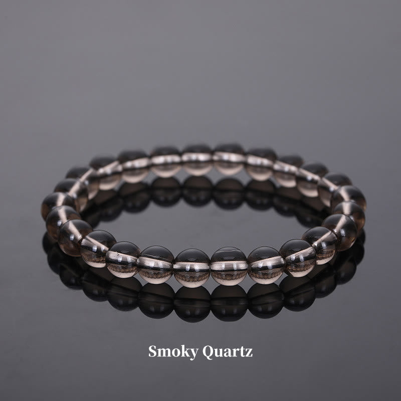 Wear FengShui Natural Stone Quartz Healing Beads Bracelet