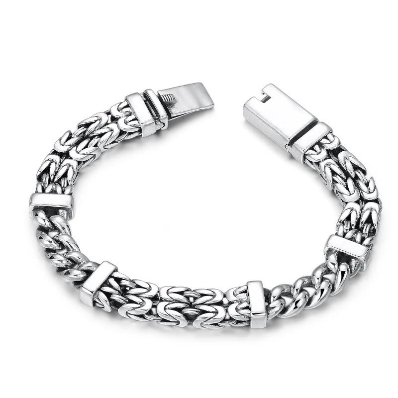 Wear FengShui Retro Chain Pattern Luck Healing Bracelet