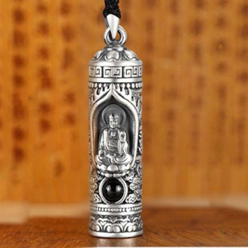 Wear FengShui Chinese Zodiac Natal Buddha Projection Prosperity Necklace Pendant