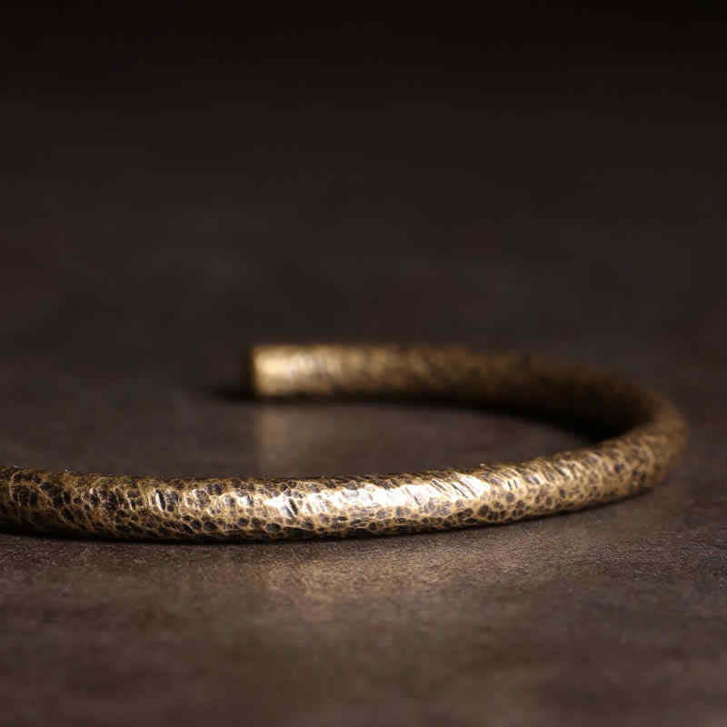 Wear FengShui Rustic Design Copper Balance Adjustable Cuff Bracelet