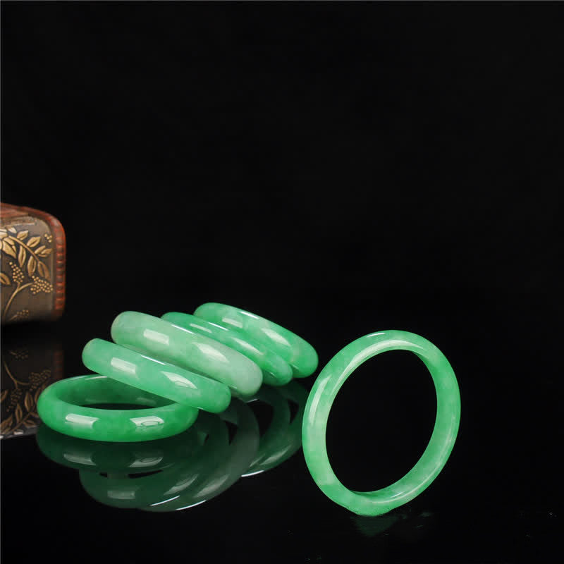 Wear FengShui Jade Healing Abundance Protection Bracelet Bangle