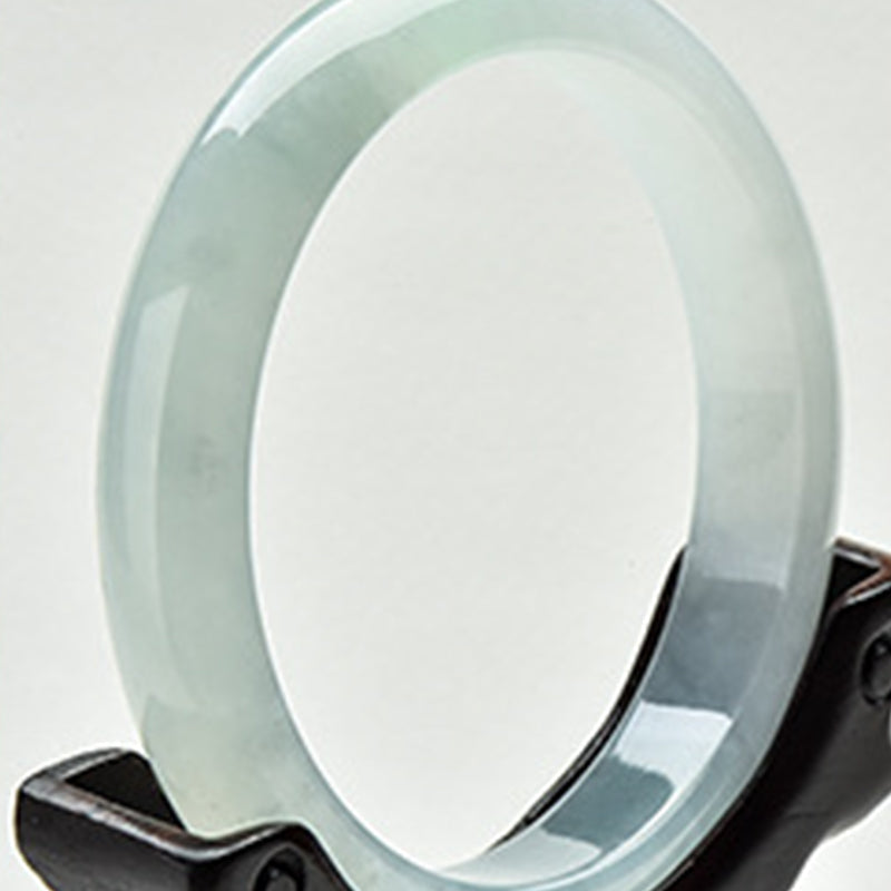 Wear FengShui  Natural Jade Prosperity Wealth Luck Bangle Bracelet