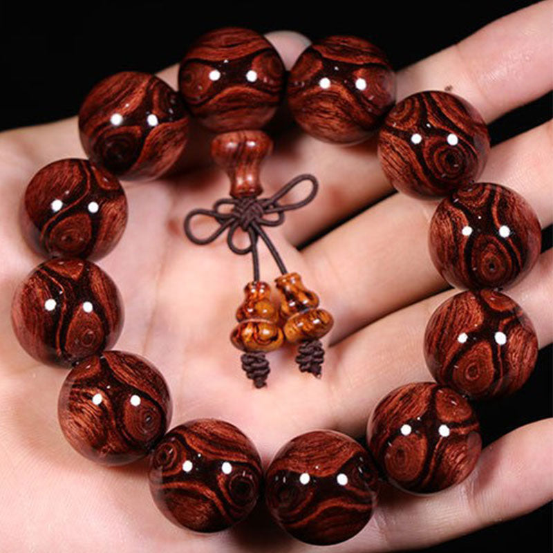 Wear FengShui Tibetan Rosewood Warmth Bracelet (Random Type)