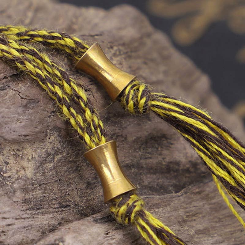 Wear FengShui Tibetan Curse Six True Words Wealth Bracelet
