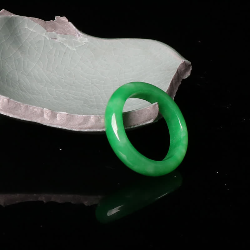 Wear FengShui  Jade Abundance Luck Ring