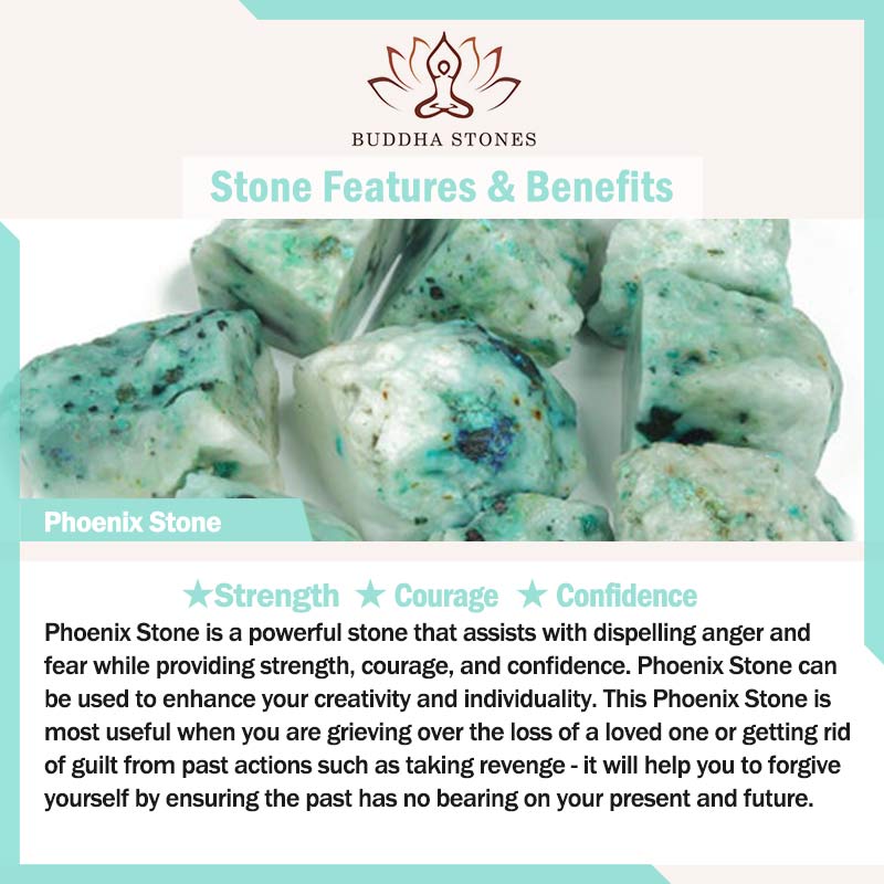 Wear FengShui Natural Phoenix Stone Strength Courage Bracelet