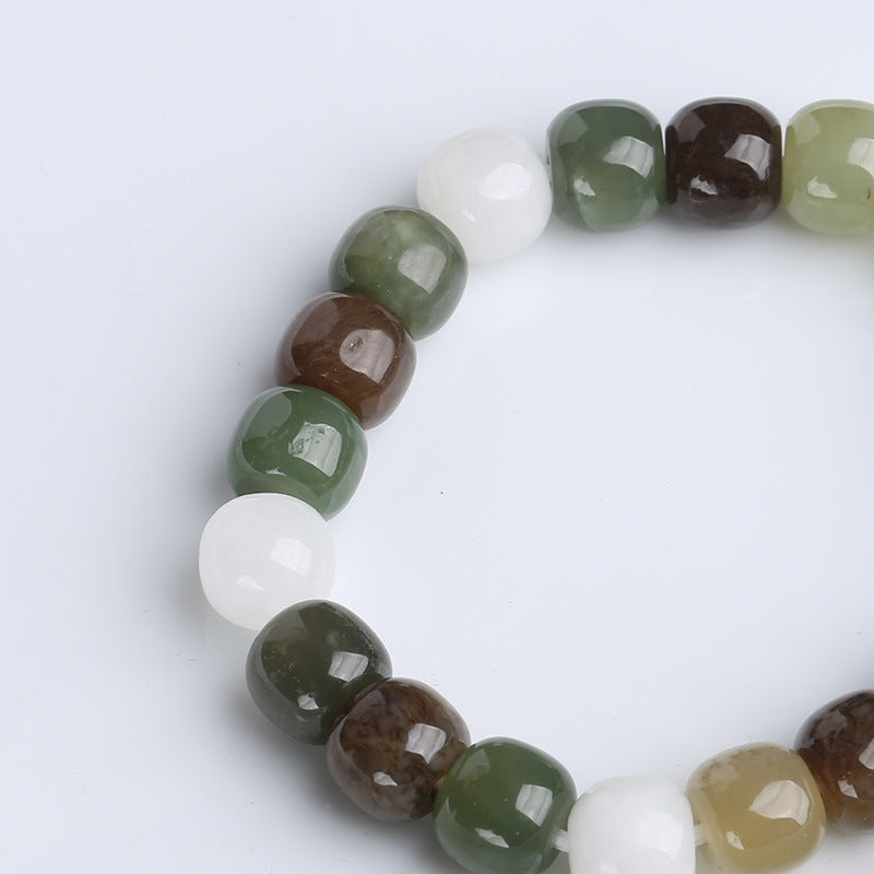 Wear FengShui Gradient Jade Luck Blessing Bracelet