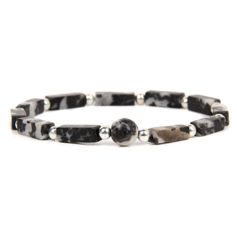 Wear FengShui Natural Crystal Amethyst Tiger Eye Spiritual Balance Bracelet