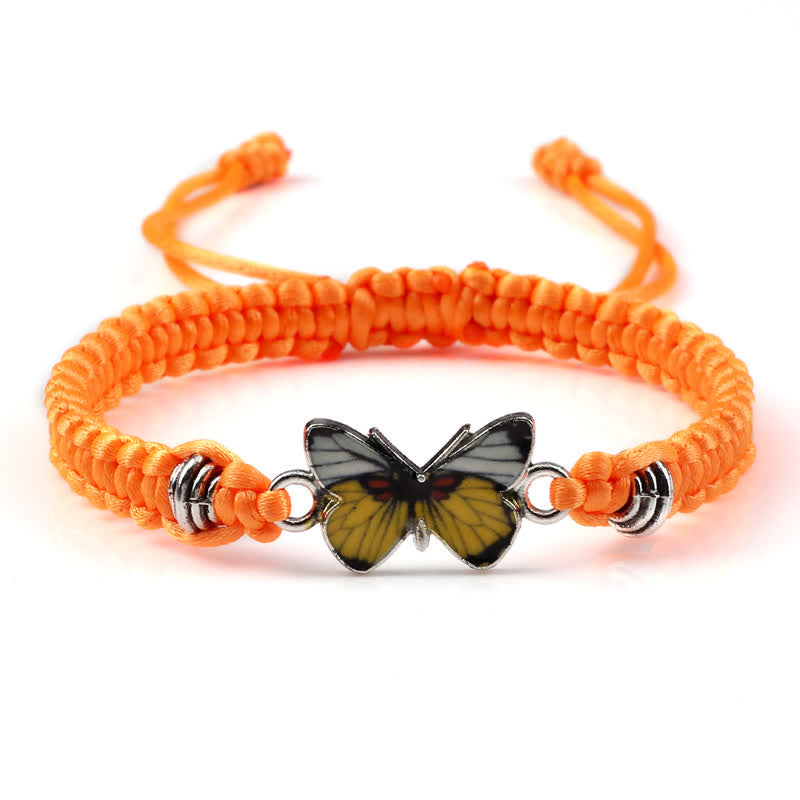 Wear FengShui Butterfly Freedom Love String Charm Bracelet