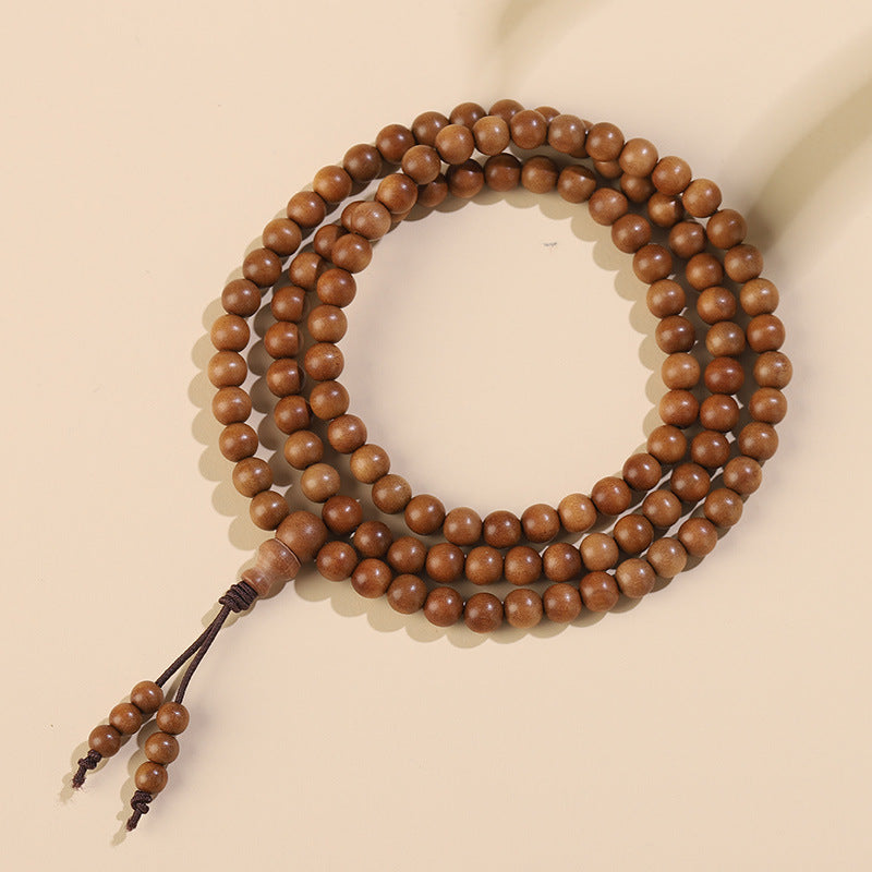 Indian Old Mountain Sandalwood Prayer Bead Bracelet