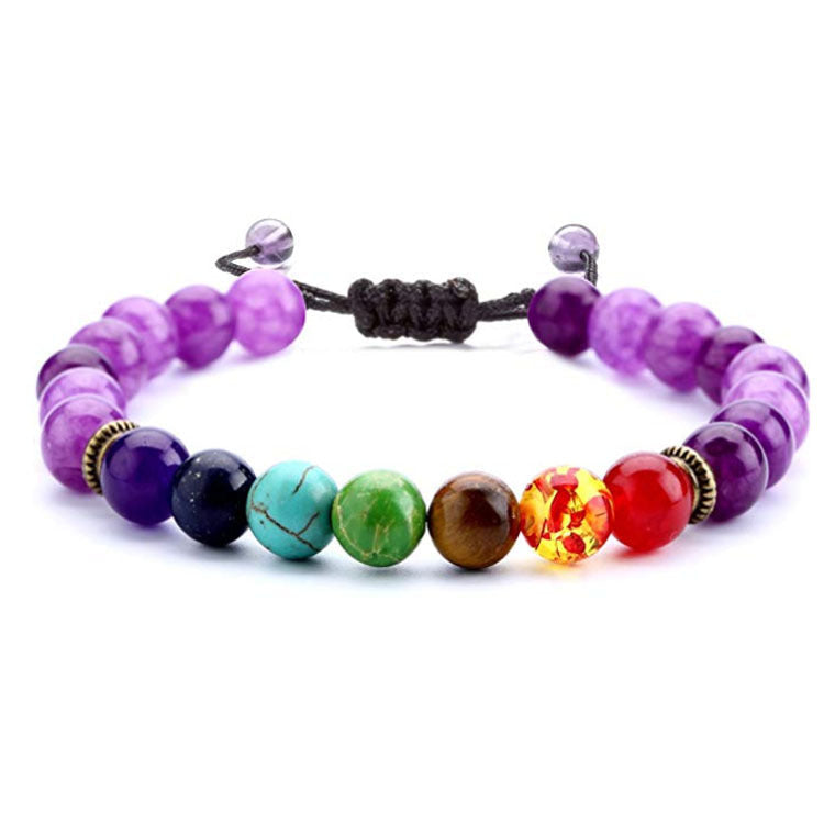 Buddha3bodhi 7 Chakra Bracelet Lapis Lazuli Tiger Eye Braided Men Bracelet