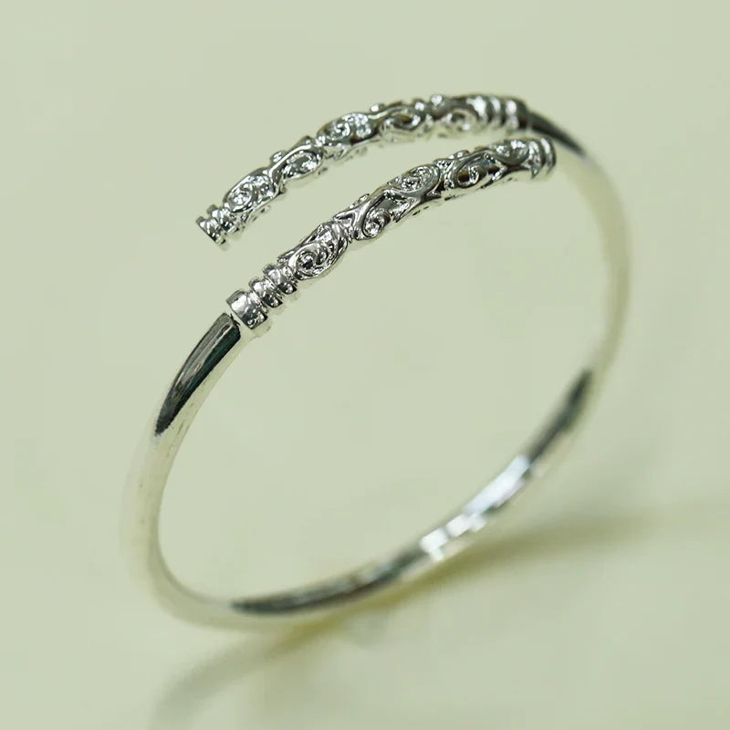 s925 Silver Monkey King Bracelet Handmade Tightening Spell Couple bracelet