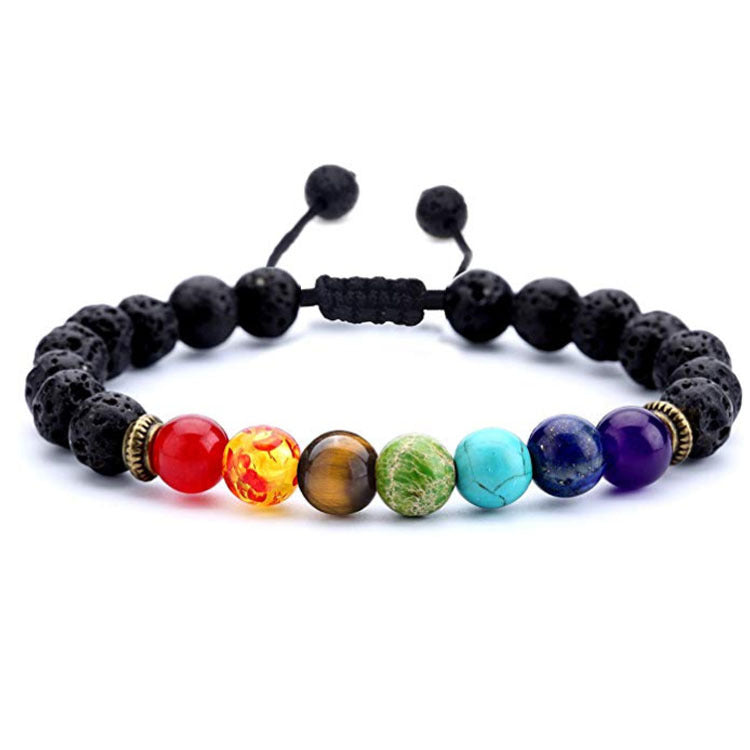 Buddha3bodhi 7 Chakra Bracelet Lapis Lazuli Tiger Eye Braided Men Bracelet