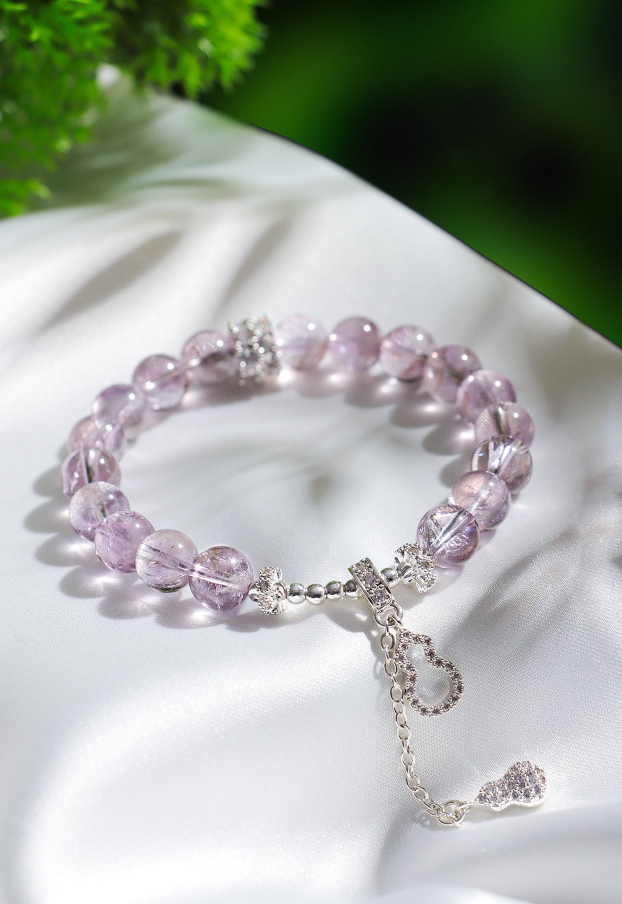 Bolivian Amethyst Beaded Bracelet Gourd Accessories Crystal Bracelet