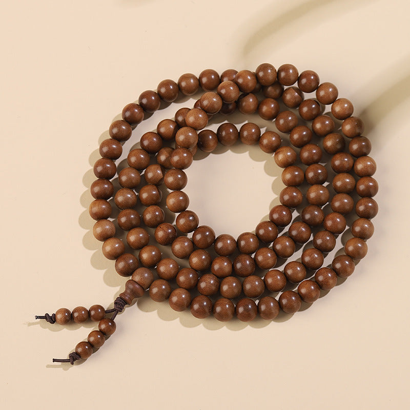 Indian Old Mountain Sandalwood Prayer Bead Bracelet