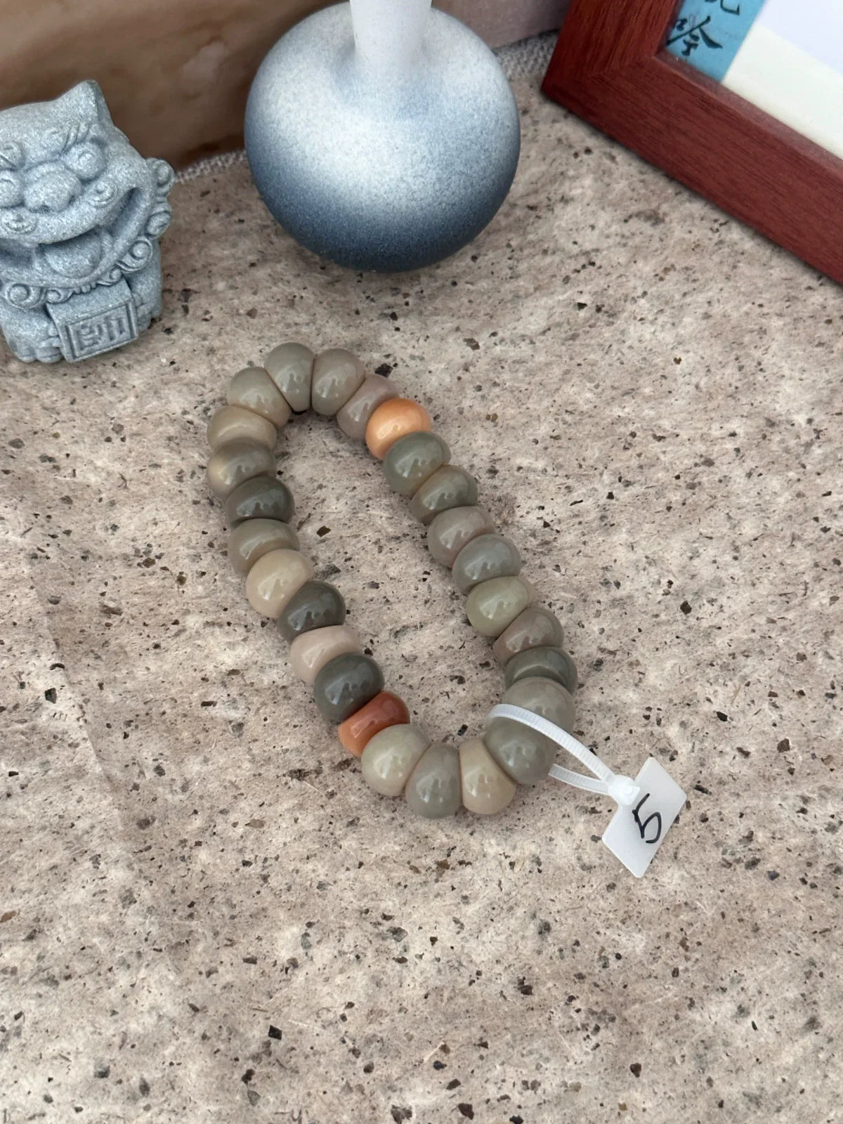 New Milky Coffee Garlic Bodhi Bracelet 14MM  (Multiple Colors Available)