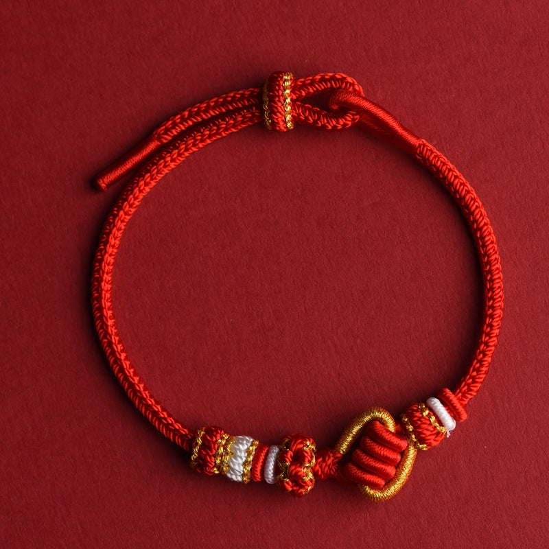 Handmade Red String Couple Bracelet – A Symbol of Love, Protection, and Lasting Blessings