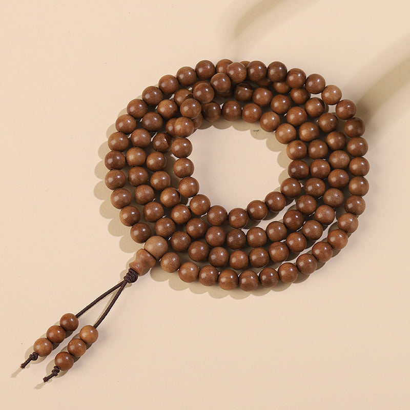 Indian Old Mountain Sandalwood Prayer Bead Bracelet