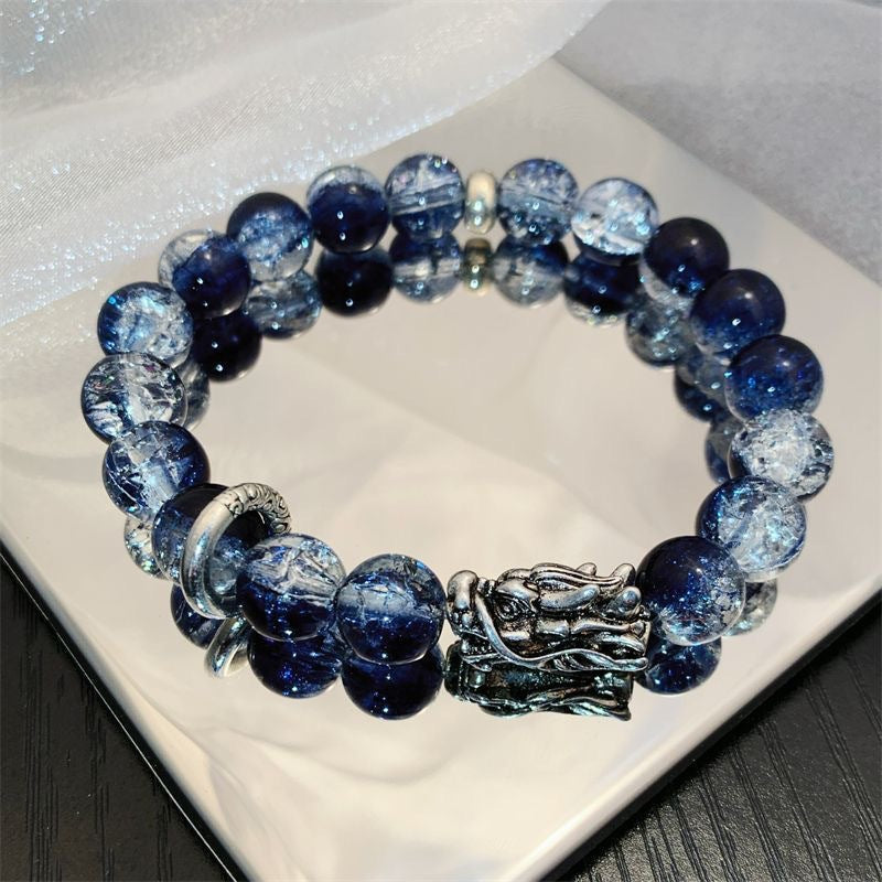 New Strawberry Crystal Bracelet Colored Beaded Bracelet