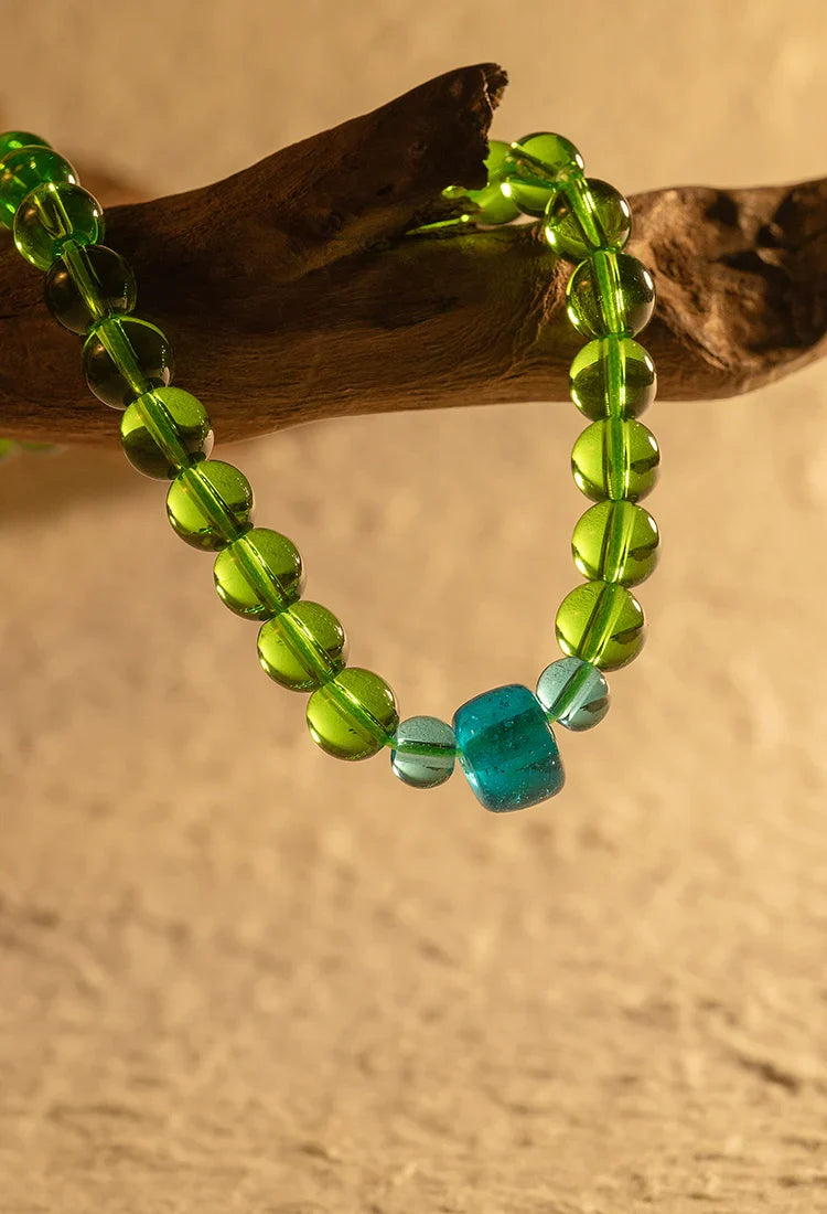 Buddha3bodhi 8mm Natural Green Agate 108 Bead Mala High Quality Bracelet Prayer Beads