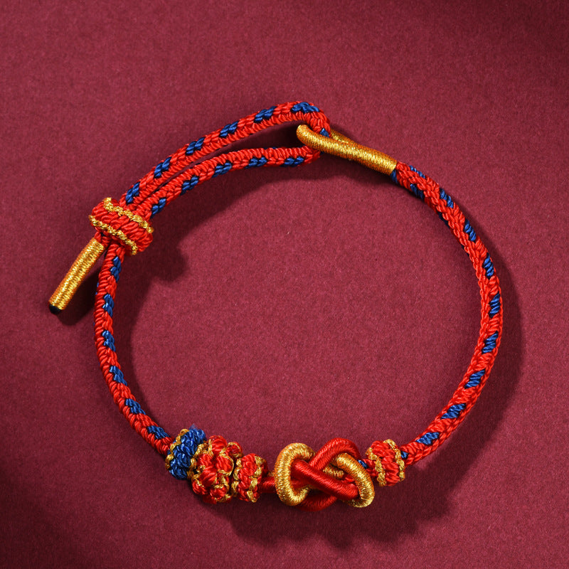 Lucky Red String Bracelet for the Zodiac Year – Wealth, Fortune & Blessing Charm