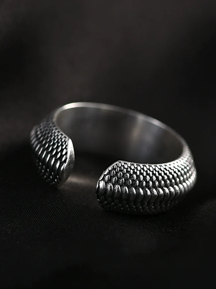 Buddha3bodhi 925 Silver Dragon Scale Ring