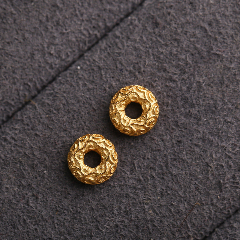 S925 Silver Spacer Gasket Silver-plated DIY Bead Spacer Jewelry Accessories