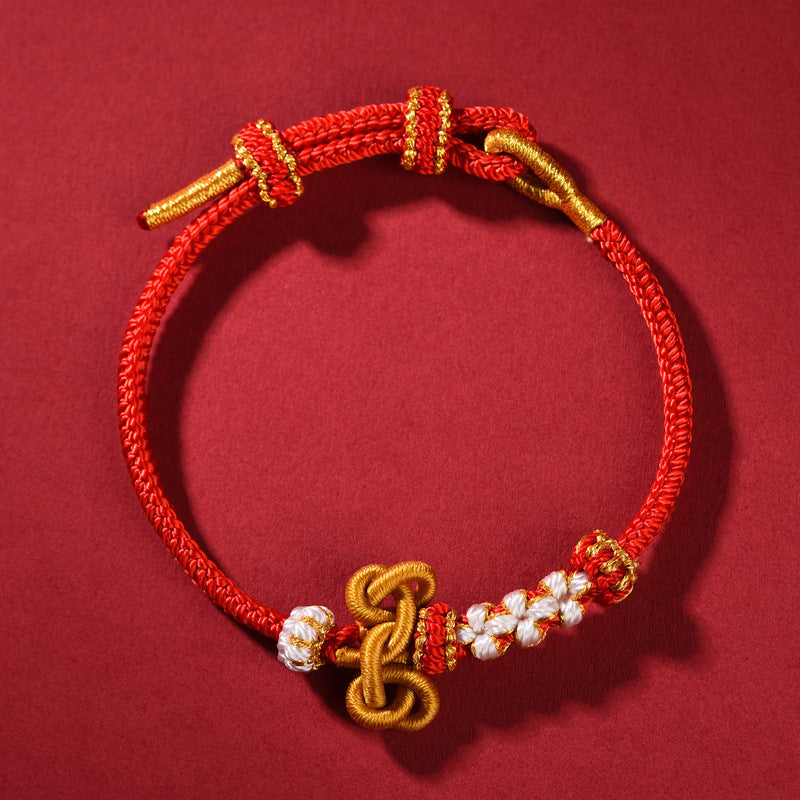 Handmade Zodiac Year Red String Bracelet – Wish Fulfillment Symbol
