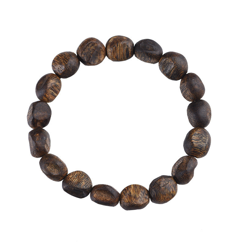 Natural Hainan Scarred Agarwood Bracelet