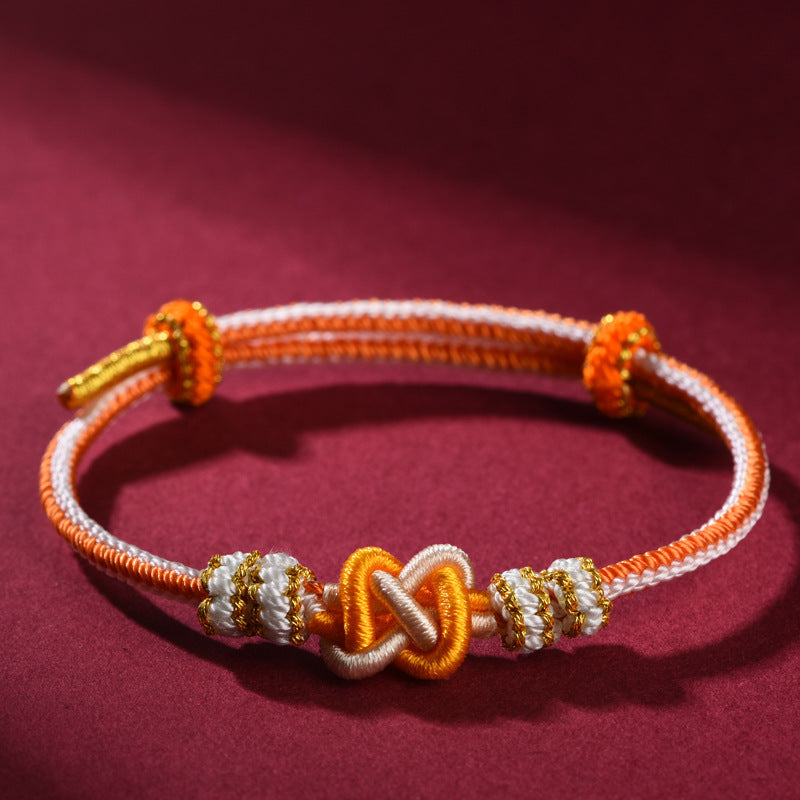 Handcrafted Red Rope Bracelet for Couples – Good Luck & Fortune Amulet Gift