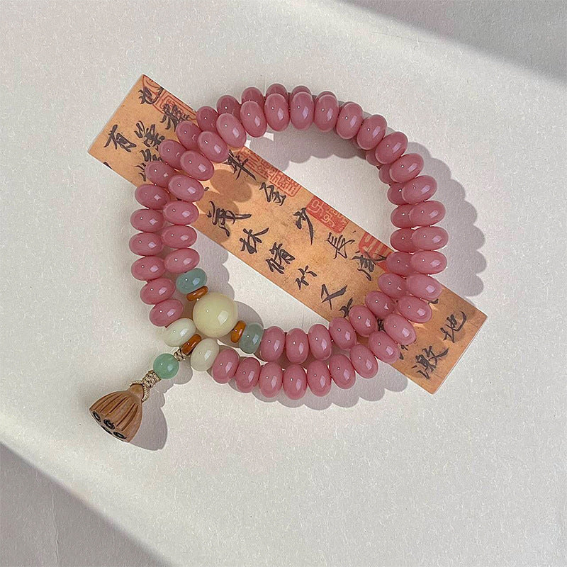 Double-Wrap Bodhi Bead Bracelet – Elegant & Minimalist Styles in Soft, Serene Tones