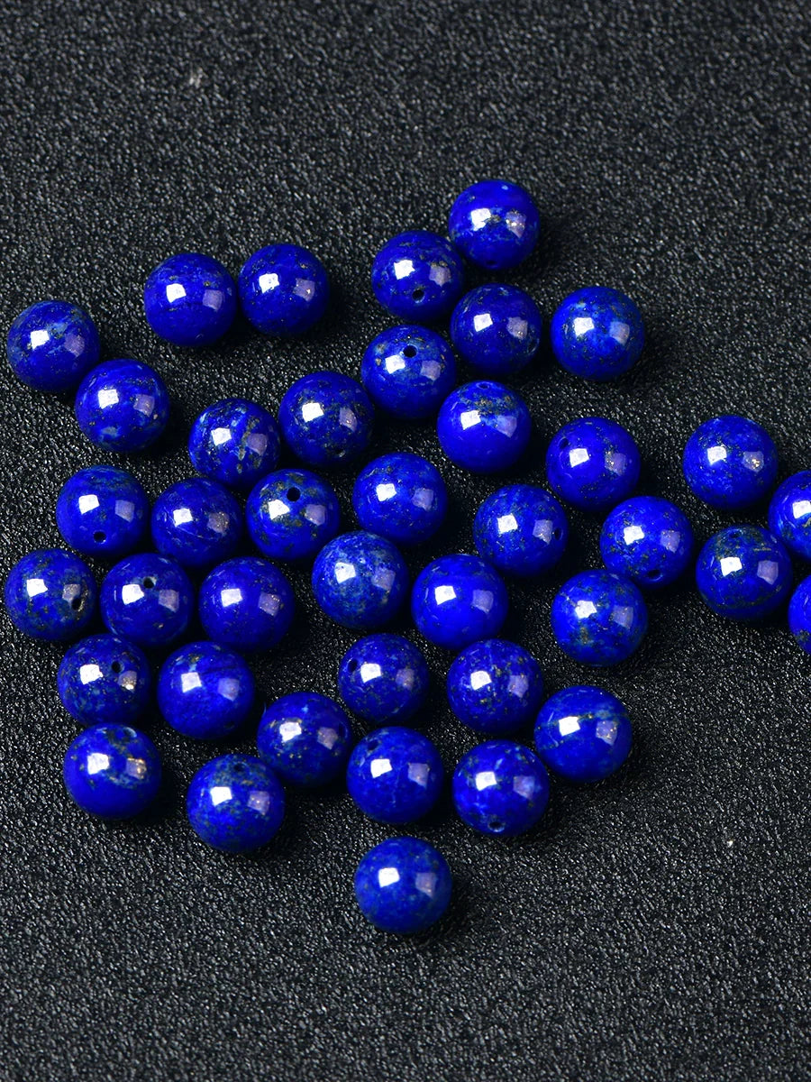 Buddha3bodhi 7A Natural Raw Royal Blue Lapis Lazuli Beads from Afghanistan