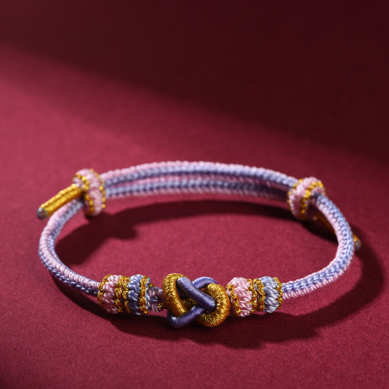 Handcrafted Red Rope Bracelet for Couples – Good Luck & Fortune Amulet Gift
